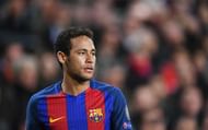 BARCELONA, SPAIN - MARCH 08:  Neymar of Barcelona looks on during the UEFA Champions League Round of 16 second leg match between FC Barcelona and Paris Saint-Germain at Camp Nou on March 8, 2017 in Barcelona, Spain.  (Photo by Michael Regan/Getty Images)